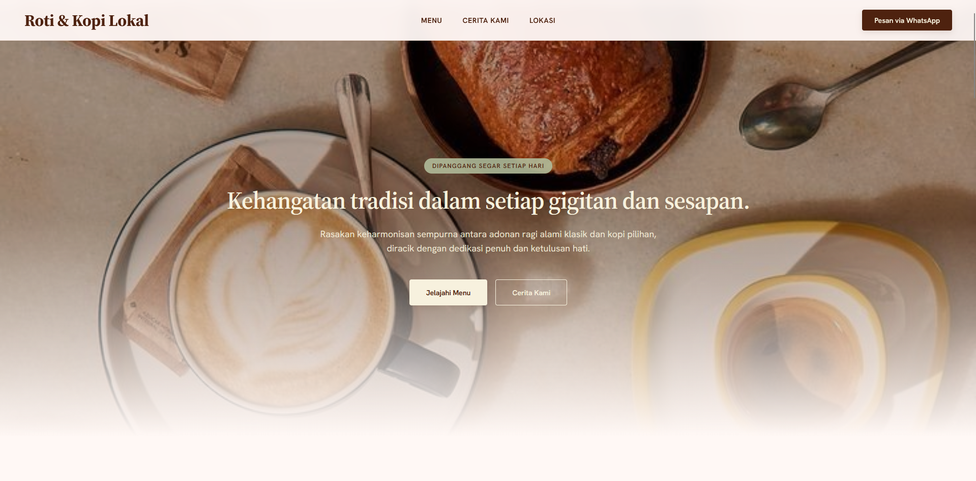 Website Coffea UMKM